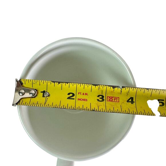 Pottery Barn Set Of 2 Ceramic Butterfly 16 Oz Coffee Mugs White Whimsical - Picture 8 of 9